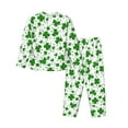 thumbnail image 2 of Bingfone Womens Pajama Sets St Patrick'S Day4 Print,Long Sleeve Loungewear Pajamas Set-Xx-Large, 2 of 9