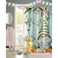 thumbnail image 2 of Easter Shower Curtain Gnome Egg Bathroom Curtains with Hooks, Waterproof Fabric Flower Green Tree Branch Wood Shower Curtains Set for Bathroom Bathtubs Seasonal Spring Holiday Decor Gift 36x72 Inch, 2 of 6