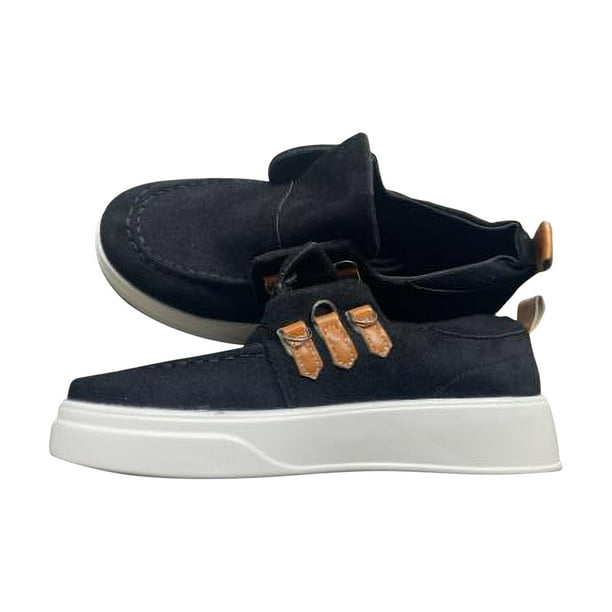 Zapatos para mujer, informales, grandes, con suela gruesa y cubierta de tela de malla, deportivos, para correr, botas vaqueras.