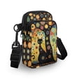 thumbnail image 3 of HELLHERO Black Cat Women Crossbody Bag Polyester 2 Layers Adjustable Shoulder Strap Crossbody Bag for Outdoor Travel, 3 of 7
