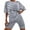 Grey, variant on Ketyyh-chn99 Two Piece Short Set for Women Ladies Pajamas Set Outfits Sweatsuit Sets Casual Top Shorts Set Summer Loose Outfits Black,L