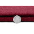 thumbnail image 2 of Clara Clark Bath Mat Bathroom Rug - Absorbent Memory Foam Bath Rugs - Non-Slip, Thick, Cozy Velvet Feel Microfiber Bathrug, Plush Shower, Toilet- Floor Bathmats Carpet - Red - Contour Size 24"x20", 2 of 5