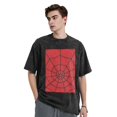 thumbnail image 2 of Spider-Man Men's Vintage Washed Drop Shoulder Short Sleeve T-Shirt, 2 of 7