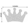 thumbnail image 3 of Efavormart 300 Pcs Silver Glitter Princess Crown Paper Confetti, Baby Shower Party Table Scatters - Double Sided, 3 of 5
