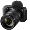 thumbnail image 5 of Sony ZV-E1 Full Frame Mirrorless Vlog Camera Body + FE 24-105mm F4 G OSS Zoom Lens ILCZV-E1/B Black + SEL24105G Bundle with Deco Gear Backpack + Tripod + Extra Battery, LED and Kit Accessories, 5 of 9