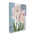 thumbnail image 3 of Modern Orchid Square Shapes Botanical & Floral Graphic Art Gallery Wrapped Canvas Print Wall Art, 3 of 7