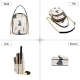 thumbnail image 3 of FORMRS Crossbody Bag for Women Quilted Travel Shoulder Cell Phone Purse with Chain Strap Handbag, Bunnies and Carrots, 3 of 7