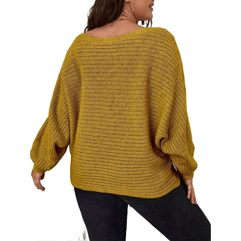 Mustard yellow oversized sweater hotsell