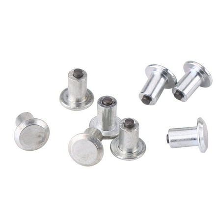 Qiilu 100pcs 9mm/0.35 Wheel Tyre Stud Screws Snow Tire Spikes for Car