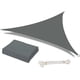 thumbnail image 1 of 2026 Shade Sail Waterproof Outdoor Garden Patio Party Sun Protection Awning 3x3x3m Triangular Canopy 98% UV Protection Comes with Bonus Rope Grey, 1 of 5