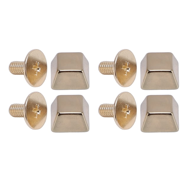 Trapezoid Rivet 8mm Zinc Alloy Decorative Rivets Set 30 Sets Screws Handbags Shoes Clothing