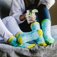 thumbnail image 4 of Pavilion Gift Company - Gin and Tonic - Cotton Blend Ankle Socks, 4 of 9