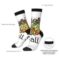 thumbnail image 4 of Cauagu It'S Fall Y'All Print Crew Socks for Women and Men,Adult Athletic Running Socks 1-Pair Sports Socks Work Gear Socks with Moisture Wicking, 4 of 6