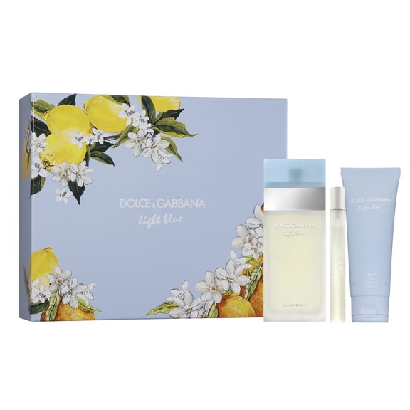 Dolce & Gabbana Light Blue Eau de Toilette, Perfume Gift Set for Women, 3 Pieces