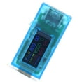 thumbnail image 2 of 0.96 Inch IPS LCD Display 13 in 1 Multi-Function USB Tester Voltage Current Power Meter Voltmeter Ammeter DC 4-30V 5A, 2 of 4