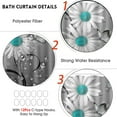 thumbnail image 4 of Clearance! Dusknt Shower Curtain, Polyester Shower Curtain, Shower Curtain Four Piece Set, Shower Curtain Four Piece Set, 4 of 6