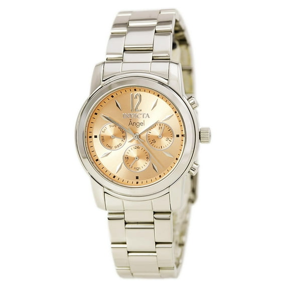 INVICTA Watch 0462 Stainless Steel Quartz Female Silver