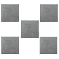thumbnail image 1 of Furnish My Place Modern Plush Solid Grey Color Rug - Pets and Kids Friendly Rug, Indoor/Outdoor Mat, Area Rugs Great for Kids, Pets, Event, Living Room, Made in USA, 3' x 3' Square - Set of 5, 1 of 10