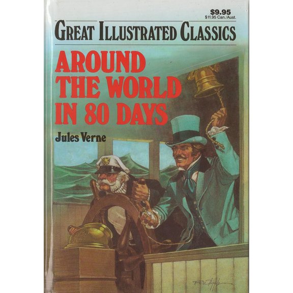 Pre-Owned GREAT ILLUSTRATED CLASSICS AROUND THE WORLD IN 80 DAYS
