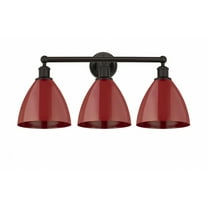 Innovations Lighting - Plymouth Dome - 3 Light Bath Vanity In Industrial