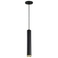 thumbnail image 5 of Nuvo Lighting Century 12 Watt 16" LED Pendant Matte Black and Brushed Brass Finish, 5 of 5