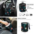 thumbnail image 4 of Jeiento Flower Front Car Seat Covers Full Set Steering Wheel Cover Seat Belt Covers Armrest Mat Trash Bag Air Vent Bag Rear View Mirror Cover Coasters Key Ring, 12 PCS Auto Accessory Decoration, 4 of 9