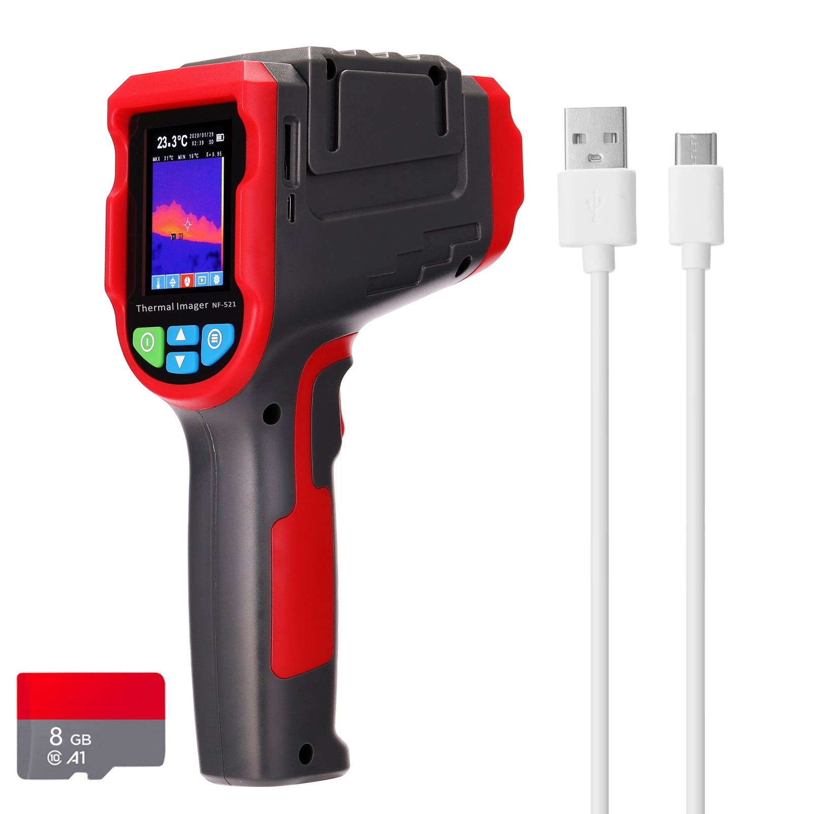 Anself NF521 Thermal Imager Portable Infrared Camera Digital Display Heating Detector Handheld