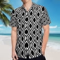 thumbnail image 5 of High Quality Hawaiian Shirts for Men Short Sleeve Aloha Beach Shirt Floral Summer Casual Button Down Shirts Blouses BZKMPA, 5 of 7