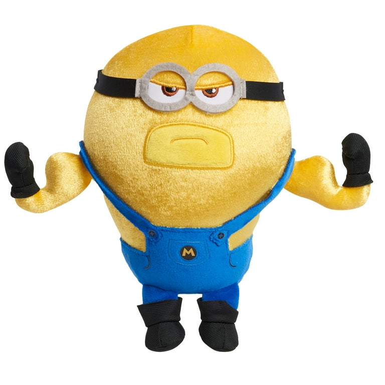 Illumination Minions Despicable Me 4 Squooshy Plush Mega Minions Assortment Kids Toys for Ages 3 Up Styles May Vary Yellow