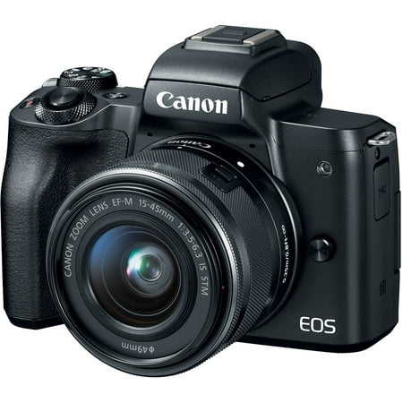 Canon EOS M50 Mirrorless Digital Camera with 15-45mm Lens (Best Mirrorless Camera For The Money)