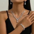 thumbnail image 2 of Set de joyas Hadskiss para mujer, collar, pendientes y pulsera, 2 of 5