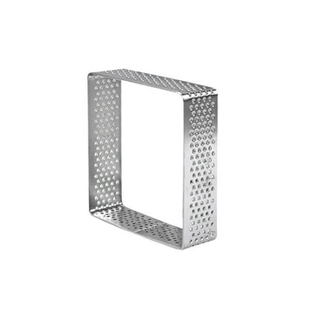 

Square Shaped Cake Rings Mousse Rings Pastry Biscuit Cutting Mold Baking Gadgets Stainless Steel Material 4 Sizes Choose