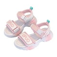 thumbnail image 3 of Xijirk Gilrs Sandals Comfortable Thick Soled Sandals Outdoor Beach Princess Casual Sandals,Size 12, 3 of 7
