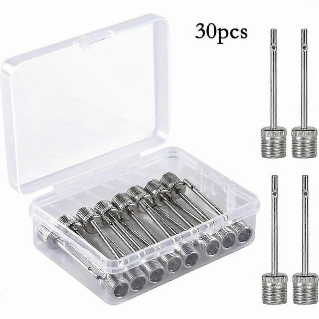 30pcs Stainless Steel Air Pump Needle, Premium Inflation Needles, Pump Needle For Football, Basketball, Soccer