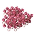 thumbnail image 4 of 100 Piece Aluminum Leg Rings Identifying Bands for Bird Training Pink, 4 of 6