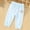 Blue, variant on SROBPTY Toddler Girls Pants Solid Elastic Waist Straight Leg Breathable Casual Trousers for 1-3Y