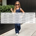 thumbnail image 4 of RFQWOVSR Girls Sleeveless Vest and Wide Leg Pants 2 Piece Set Denim Style Elastic Waist Casual Outfit 7-8 Years, 4 of 7