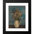 thumbnail image 2 of Jankel Adler 15x18 Black Modern Framed Museum Art Print Titled - Flower Still Life (1930), 2 of 5
