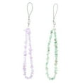 thumbnail image 4 of EXHUMKY 2Pcs Natural Stone Phone Charm Crystal for Mobile Phone Accessory with Appearance, 4 of 8