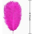 thumbnail image 3 of 20 Pcs Natural Ostrich Feathers,8-10 Inch/ 20-25 cm Plumes Feathers for Crafts,Rose Red Ostrich Feathers Bulk for DIY Home Decoration Christmas Wedding Party Centerpieces Vase Decor, 3 of 8