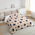 thumbnail image 3 of YST Cartoon Stars Down Comforter Twin Size 2Pcs,Red Blue Stars Bedding Set For Adult Teens,Colorful Galaxy Stars Comforter Set,Starry Sky Pattern Quilt Set For All Season,2Pcs, 3 of 5