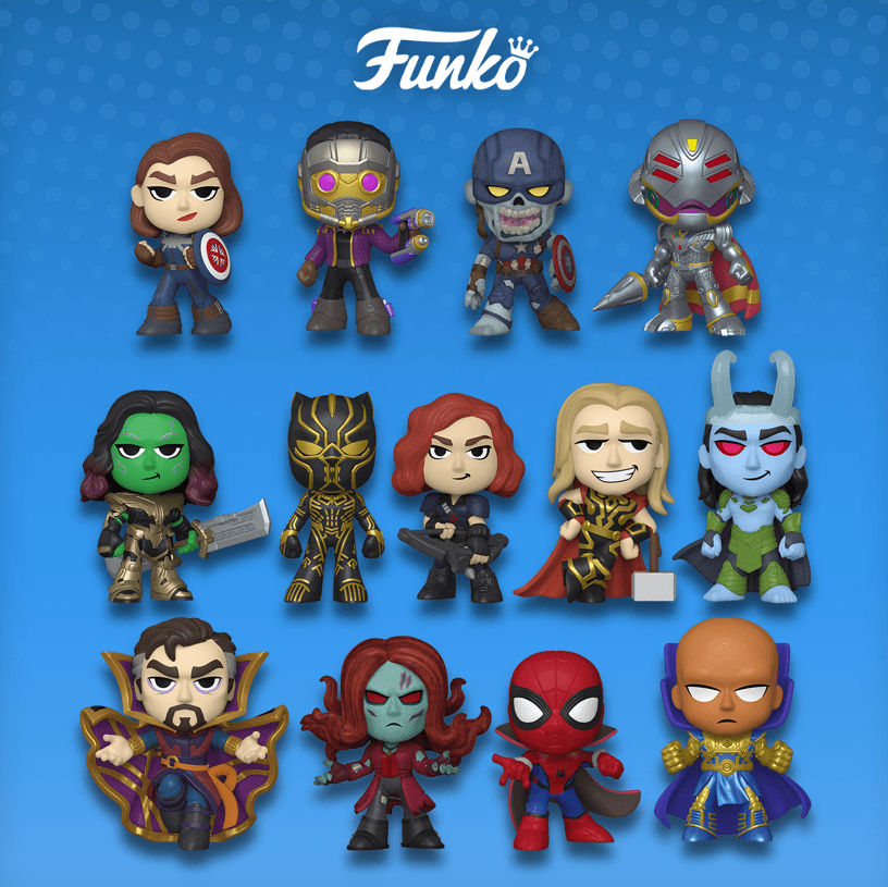 12pc Mystery Minis Funko Marvel Toy for sale online PDQ 