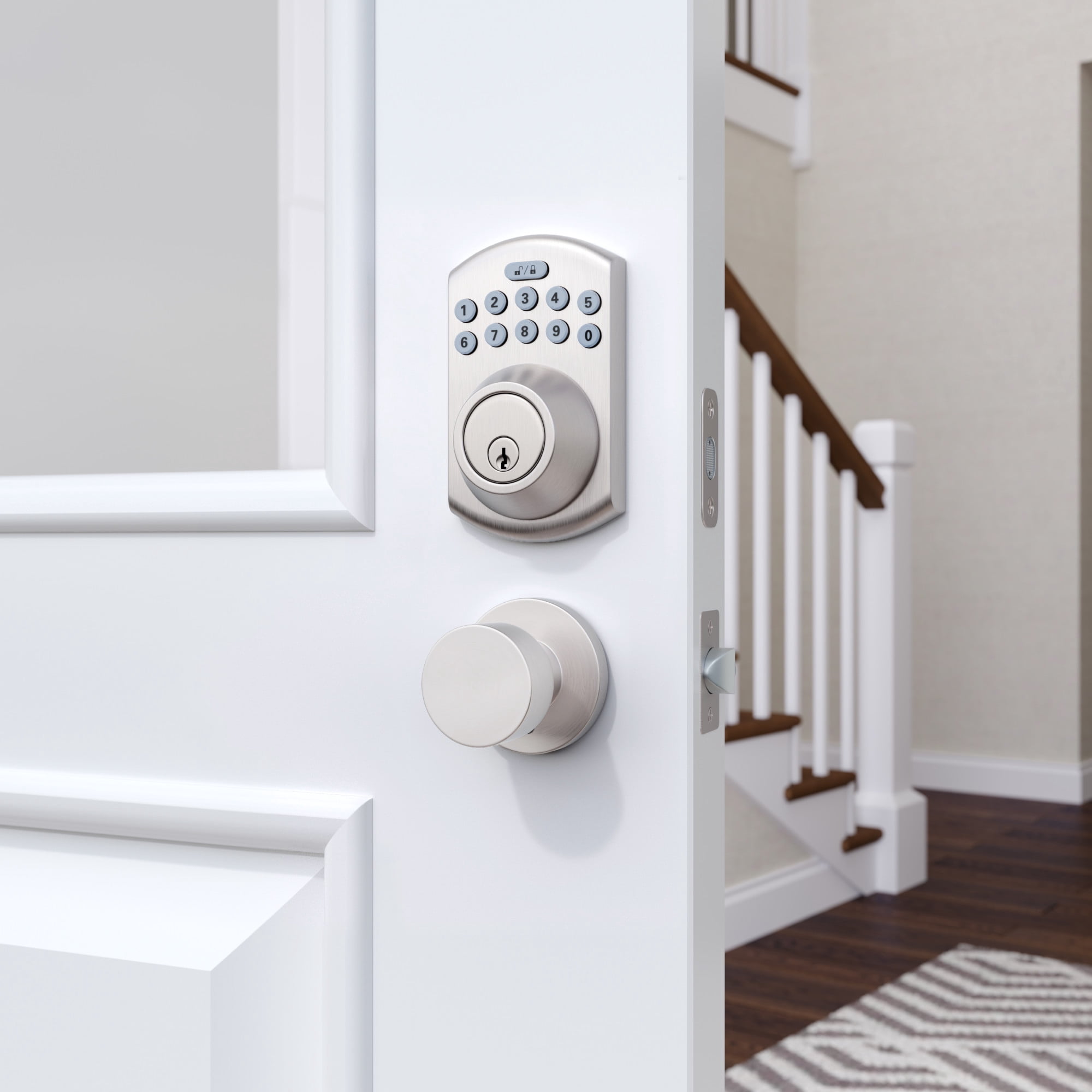 Miseno Mlk4080 Tuscora Shaker Passage Door Knob Set - Black