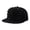 Black, variant on Flat Brim Baseball Cap With Colorful Studs For Street Style Dance Party And Casual Fashion Wear