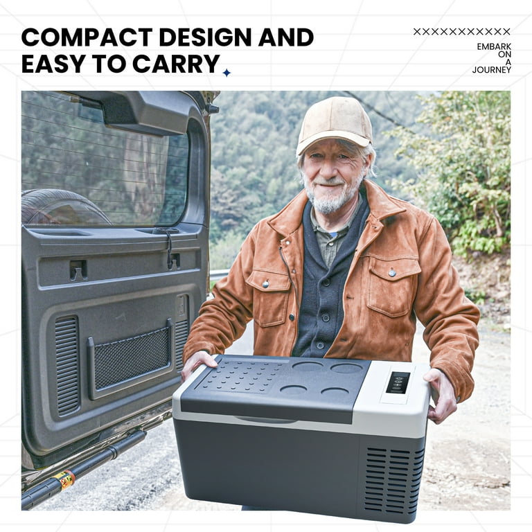 Simzlife 12 Volt Refrigerator, 19QT(18L) Portable Car Refrigerator, -4℉~50℉, 12/24V DC & 110-240V AC, Mini Fridge for Camping, Travel, Truck, Home, Simzlife 12 Volt Refrigerator, 19QT(18L) Portable Car Refrigerator, -4℉~50℉, 12/24V DC & 110-240V AC, Mini Fridge for Camping, Travel, Truck, Home,