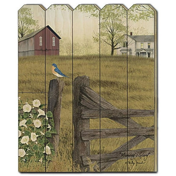 Mornings Glory by Billy Jacobs Printed Wall Art Wood Multi-Color
