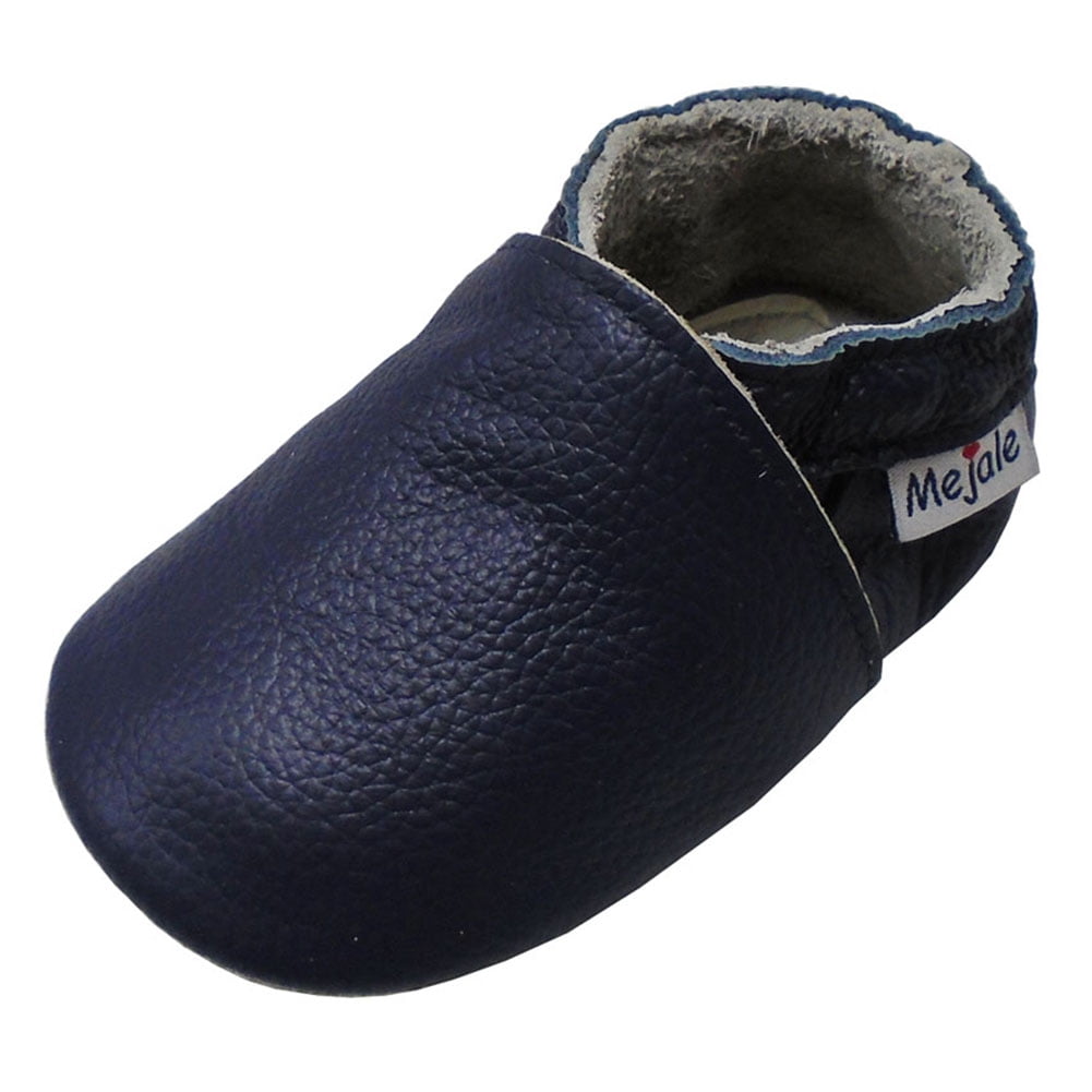 Mejale Baby Shoes Soft Sole Genuine Leather Toddler Infant Crib Prewalkers Moccasins 