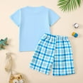 thumbnail image 7 of Toddler Baby Boy Clothes Summer Short Sleeve T Shirt and Shorts Cute Baby Boy Outfits Clothing Set, 7 of 7