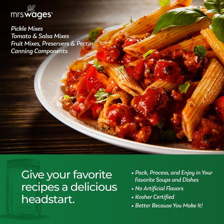 Mrs. Wages Citric Acid for Home Canning, 12-oz Jar, Dairy-free