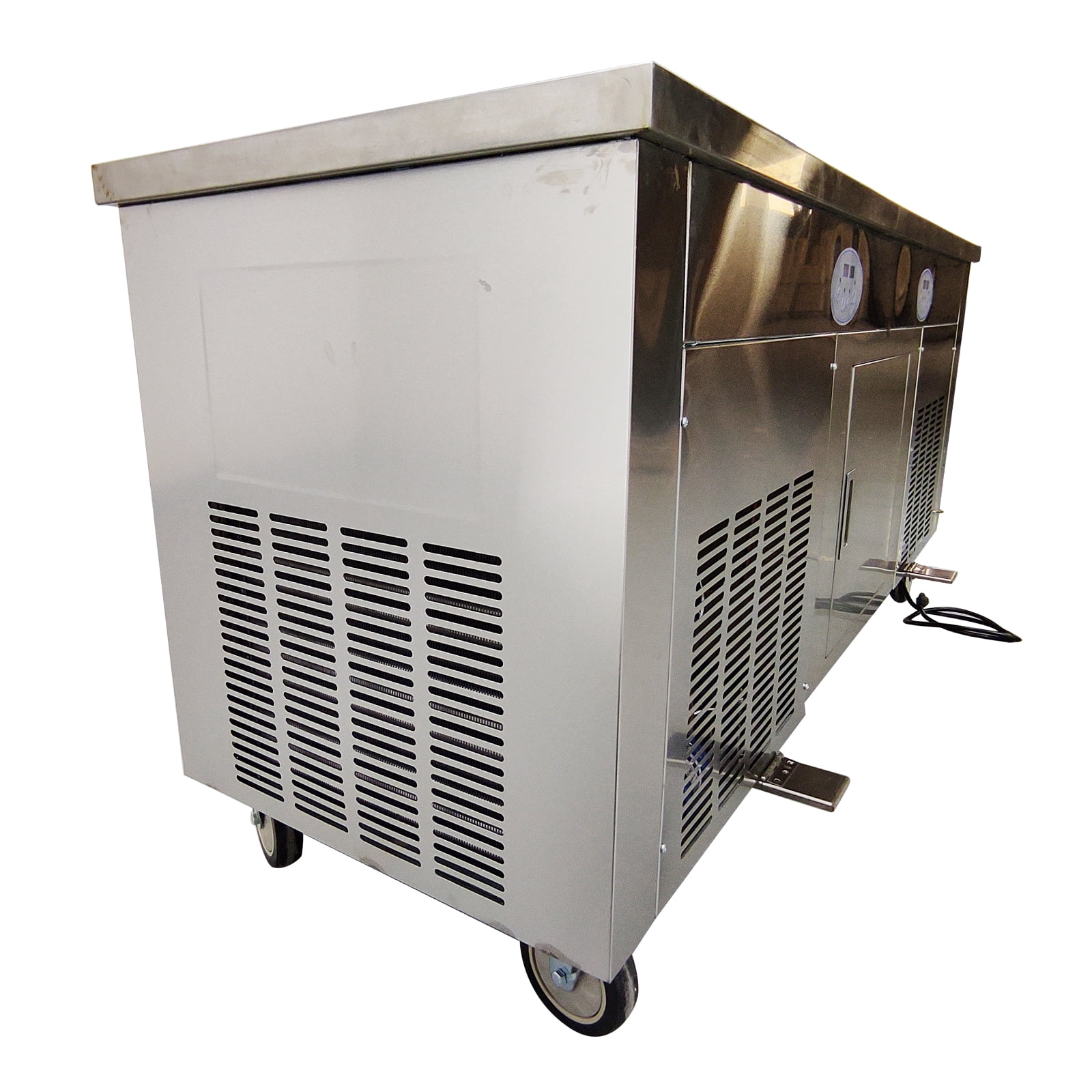 Ice Frying Machine Fried Ice Cream Machine 110V Commercial Rolled Icecream Maker